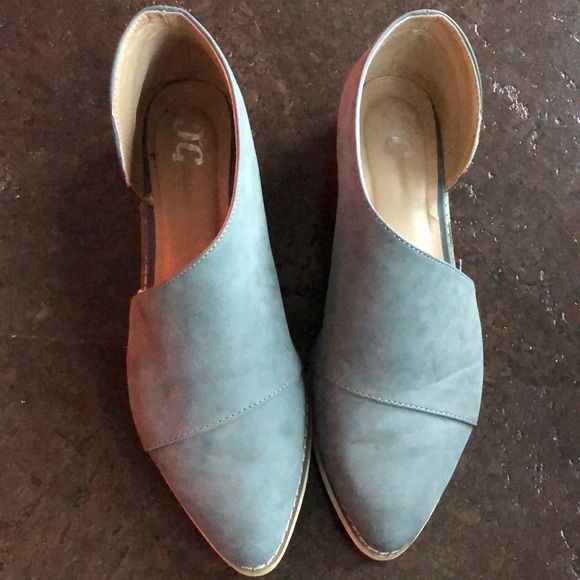 Shoes - Cloud Blue D’orsay Flats